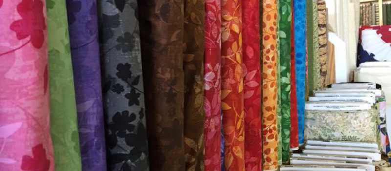 We're always moving and adding new fabric.