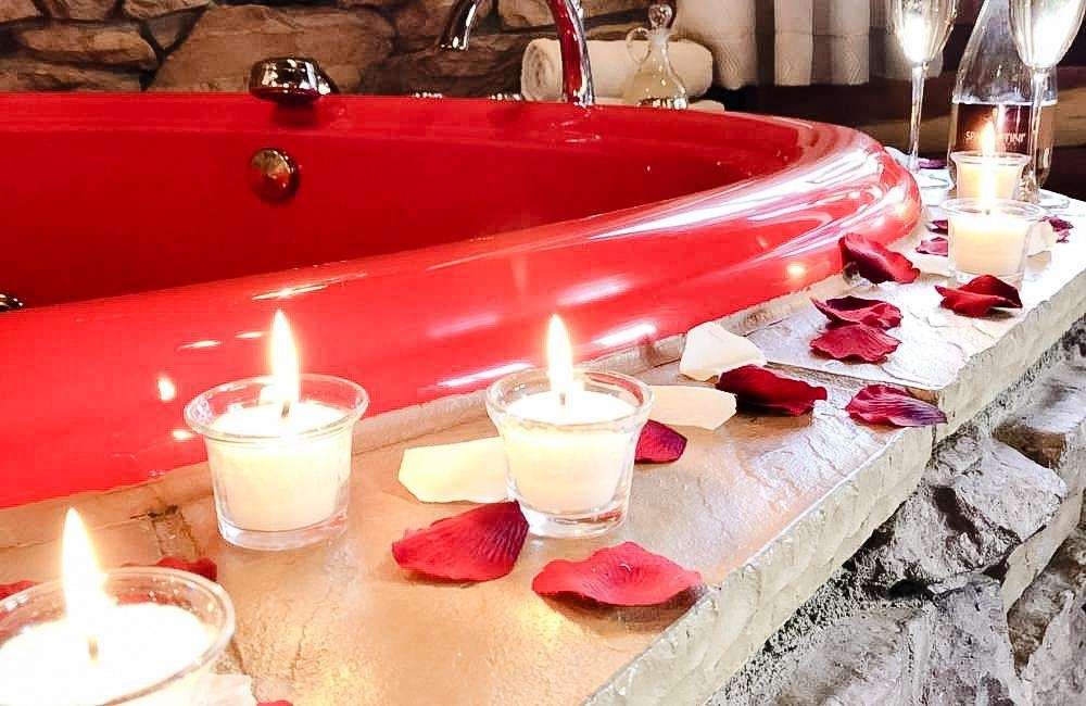 Rose Petals and Candles