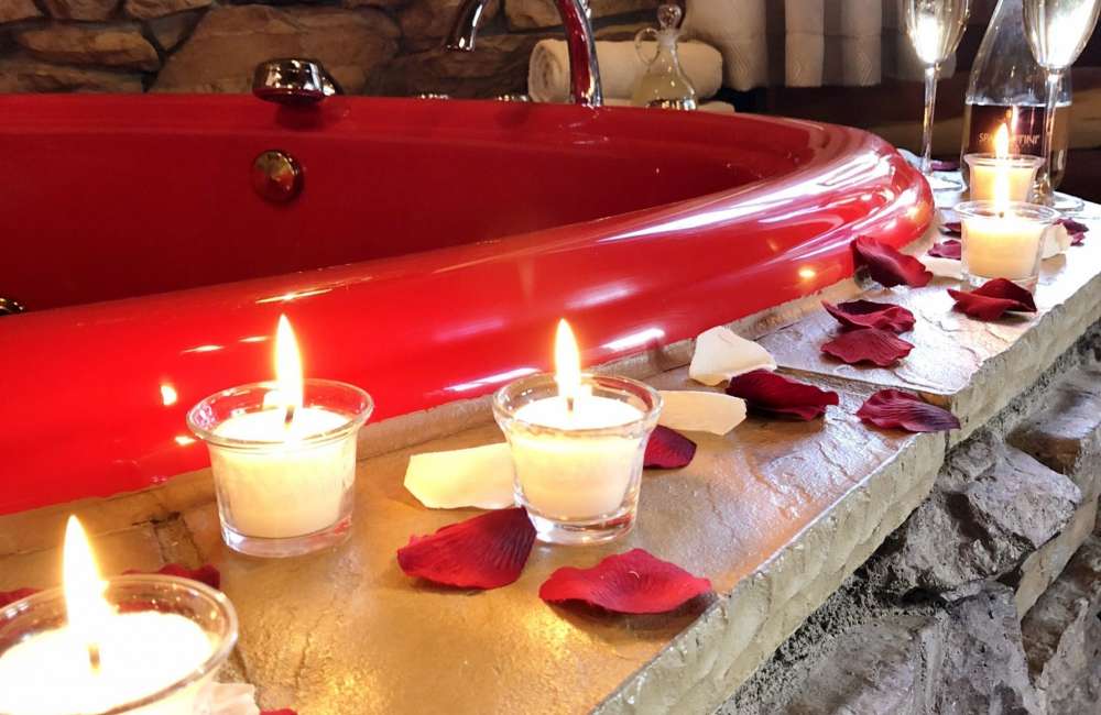 Rose Petals and Candles
