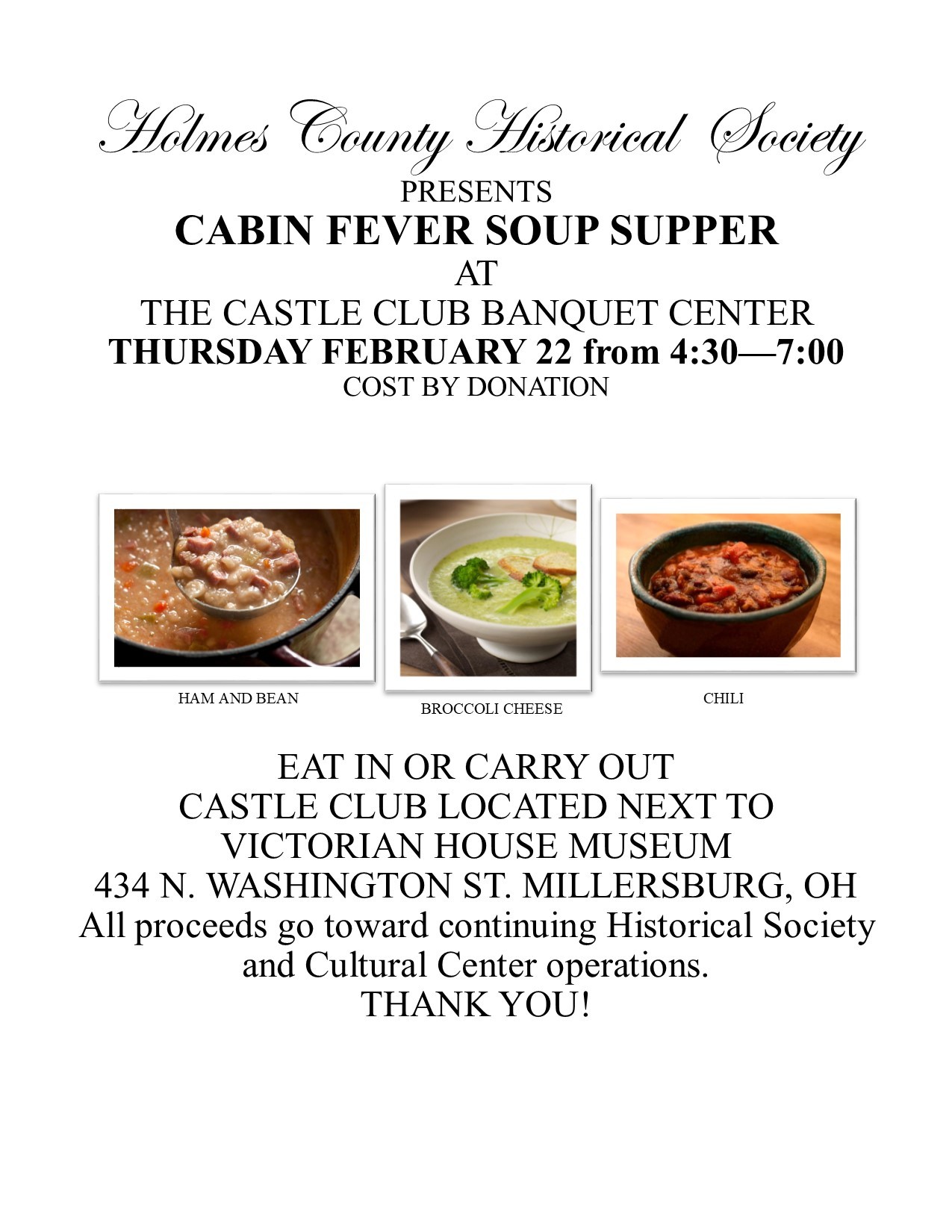 Cabin Fever Soup Supper