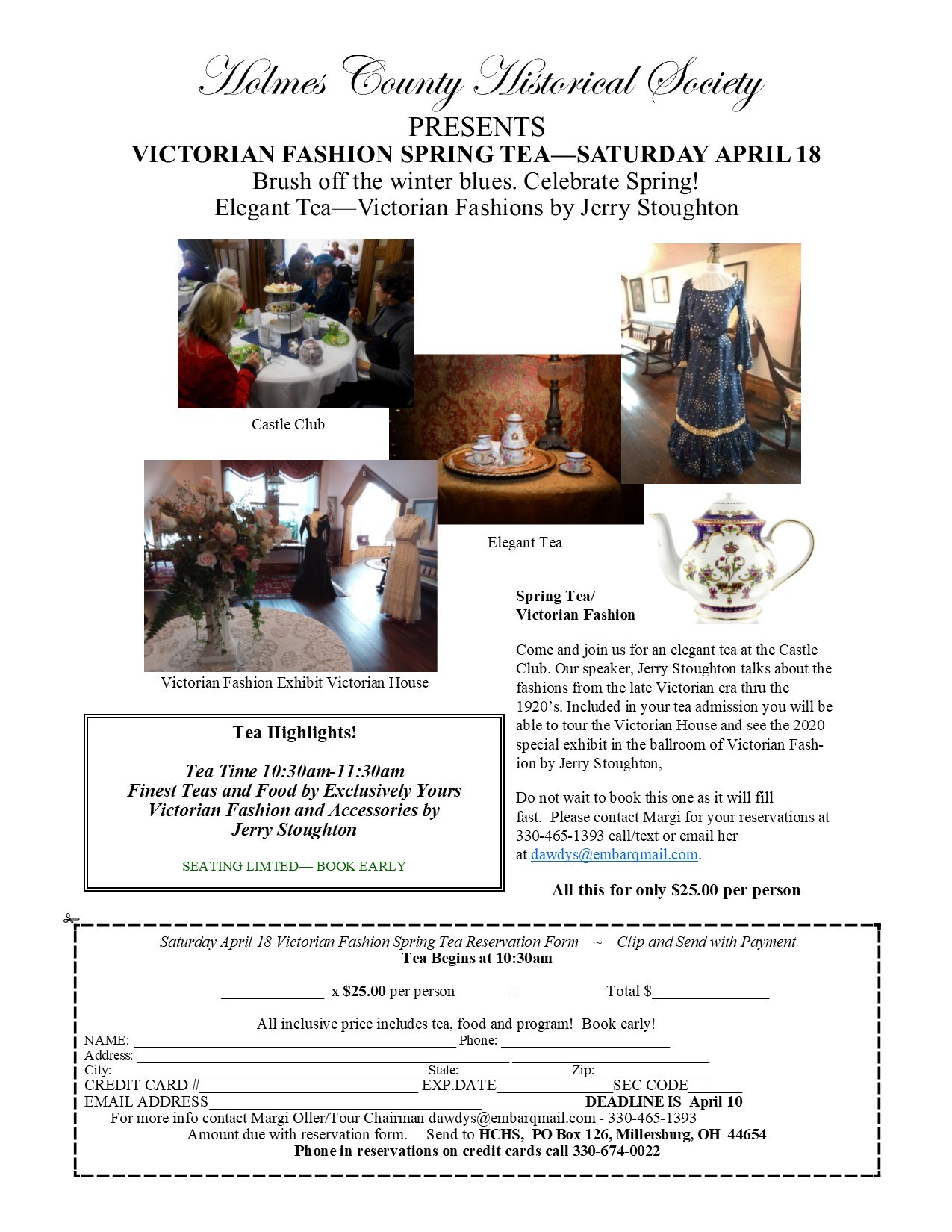 Victorian Fashion Spring Tea