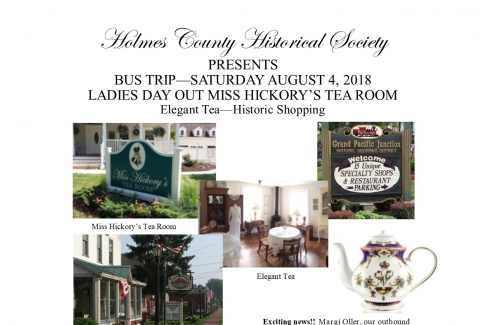 LADIES DAY OUT - MISS HICKORY'S TEA TOUR
