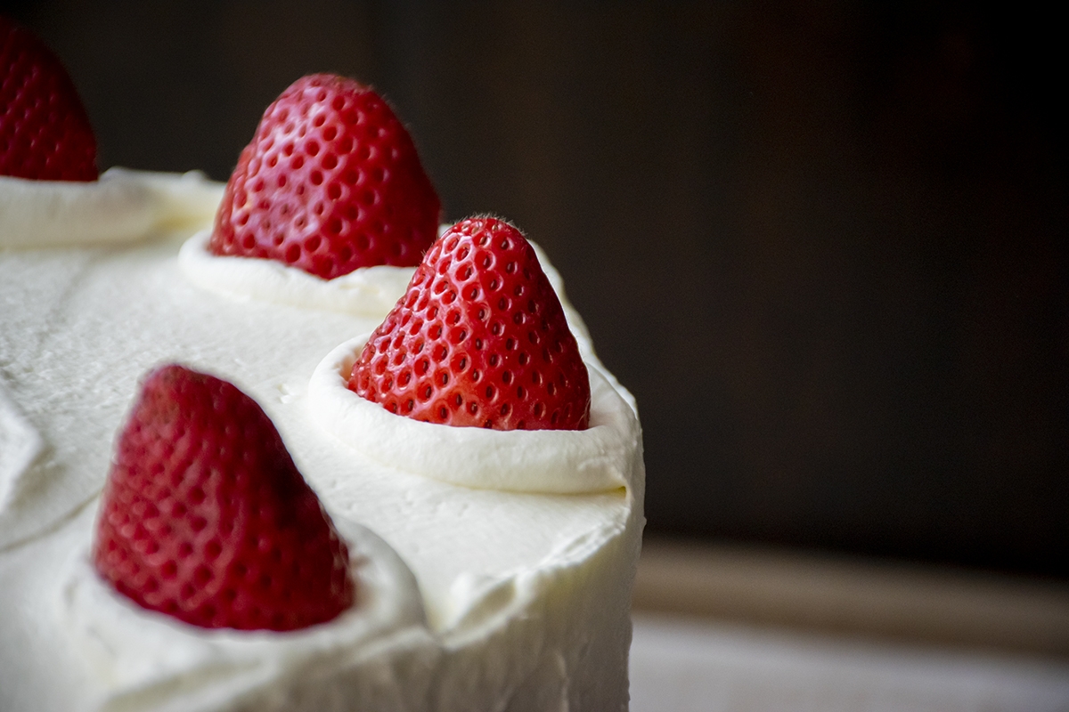 strawberry cassata cake