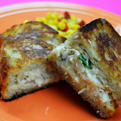 Grilled Cheese Crab Cake Sandwich Recipe Grilled Cheese Crab Cake Sandwich Recipe