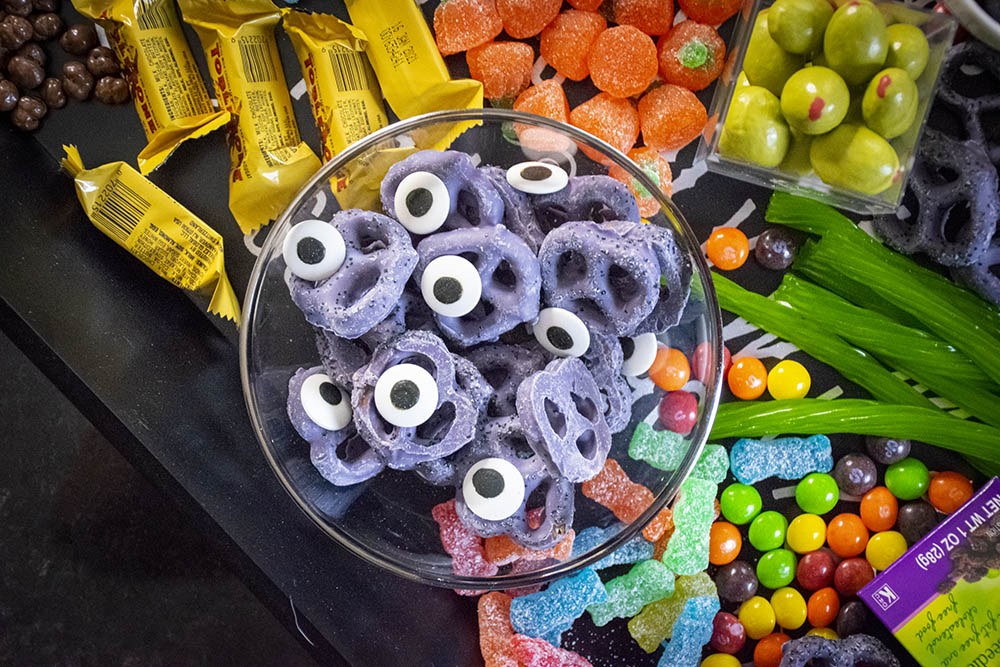 charcuterie halloween candy
