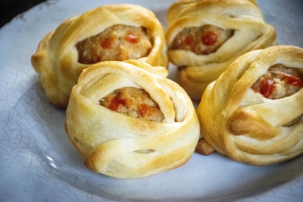 mummy meatballs halloween