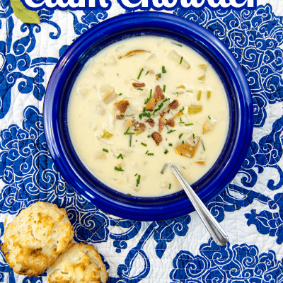 One Pot New England Clam Chowder | The Starving Chef