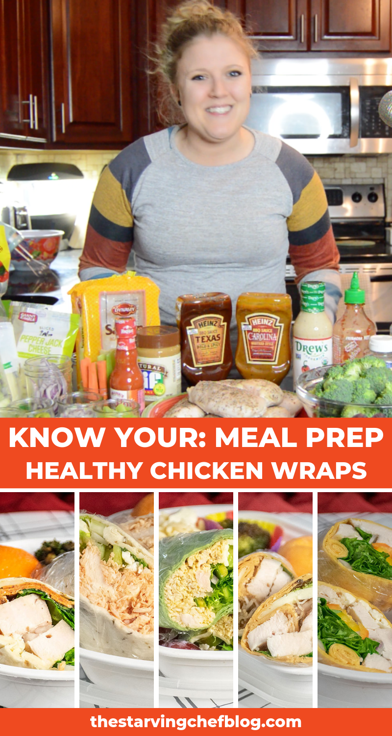 KNOW YOUR: Meal Prep - Healthy Chicken Wraps