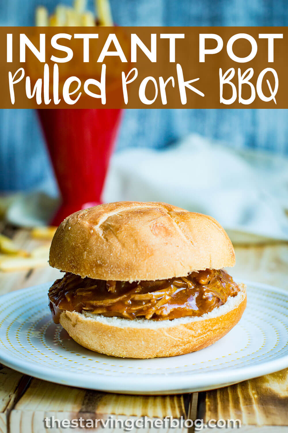 Instant Pot Pulled Pork Apple Cider BBQ