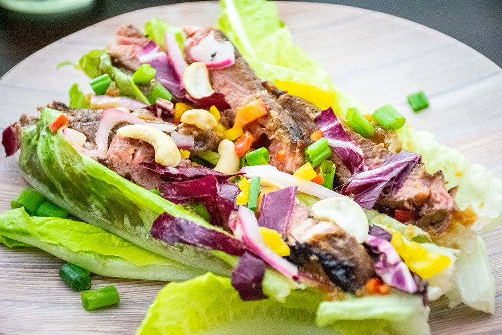 Thai Lettuce Wraps with BISON!